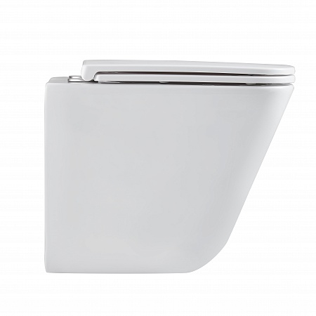 Подвесной унитаз безободковый Terminus Ватикан Monolit 490х340 белый Анадырь - фото 4